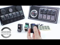 DC 12v / 24v 자동차 로커 스위치 알루미늄 5 핀