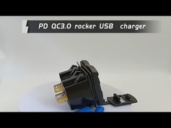 12v 24v USB 충전기 로커 스위치 빠른 충전 소켓 방수 빠른 듀얼 Pd Qc3.0 자동차용 보트