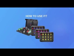 4 갱 포드 스위치 패널을 통해 회로 제어 시스템 릴레이 시스템 & 닦기 라이트 로커 스위치