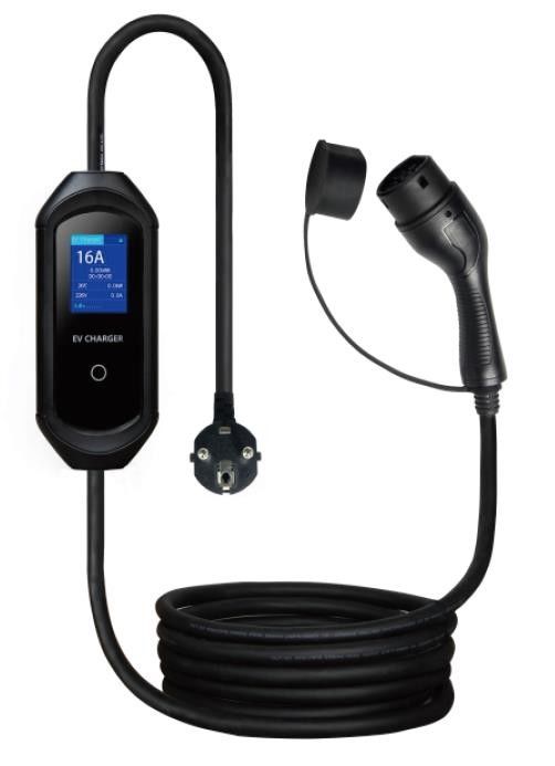 IP55 타입 2 휴대용 EV 충전기 3.5KW 7KW 가정용 가볍고 설치가 쉽다