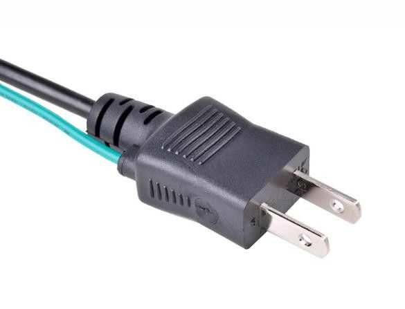 6피트 국제 전원 코드 125V 2핀 일본 전원 코드