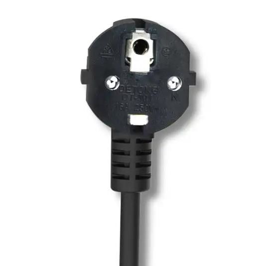 마개 유럽 교류 전원 코드 250V 경량 똑바른 IEC C13 전원