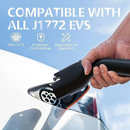 GBT 3.5KW 7KW IP65 컴팩트 휴대용 EV 충전기 기상 보호 및 전류 보호