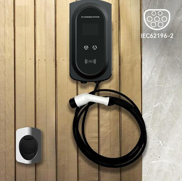 OEM 7Kw 전기 EV 충전기 월박스 유형 2 EV 가정용 충전기 레벨 2