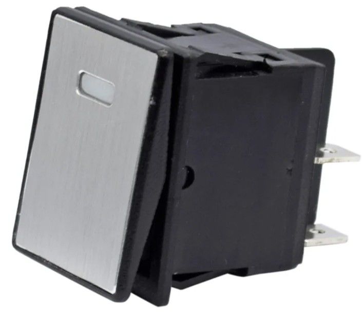 DC 12V 20A 푸시 버튼 LED 금속 패널 알루미늄 4PIN ON OFF 로커 스위치