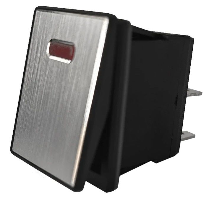 DC 12V 20A 푸시 버튼 LED 금속 패널 알루미늄 4PIN ON OFF 로커 스위치