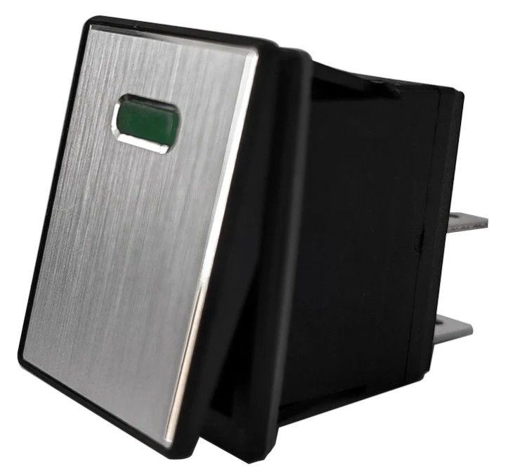 DC 12V 20A 푸시 버튼 LED 금속 패널 알루미늄 4PIN ON OFF 로커 스위치