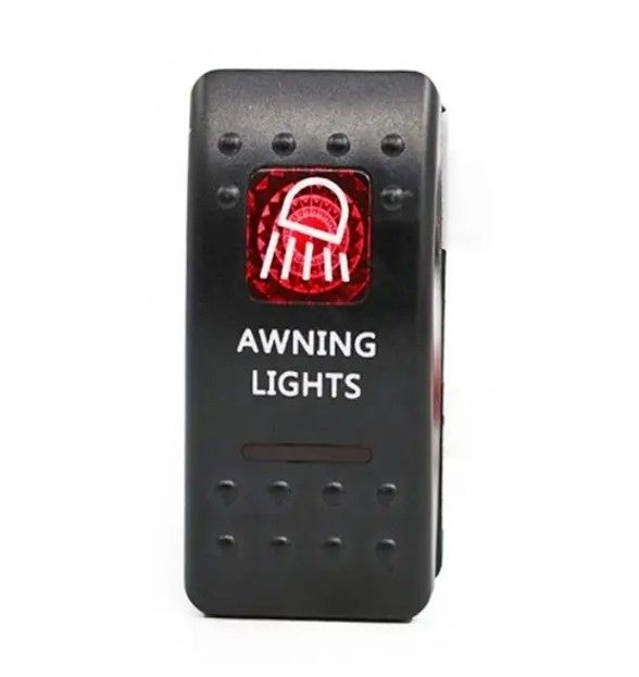 12V 24V 조명 블루 LED 라이트 상징 물 막성 레이저 가동 / 종료 보트 로커 스위치 자동차 보트 해양 RV