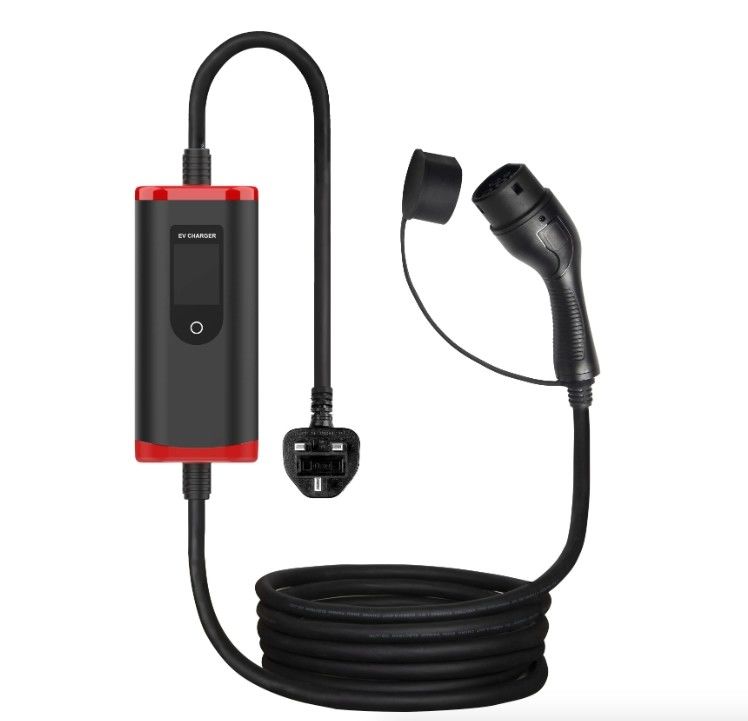 전기차 32A 7Kw TYPE 2 Ev 충전소 스크린 조절이 가능한 휴대용 EV 충전기