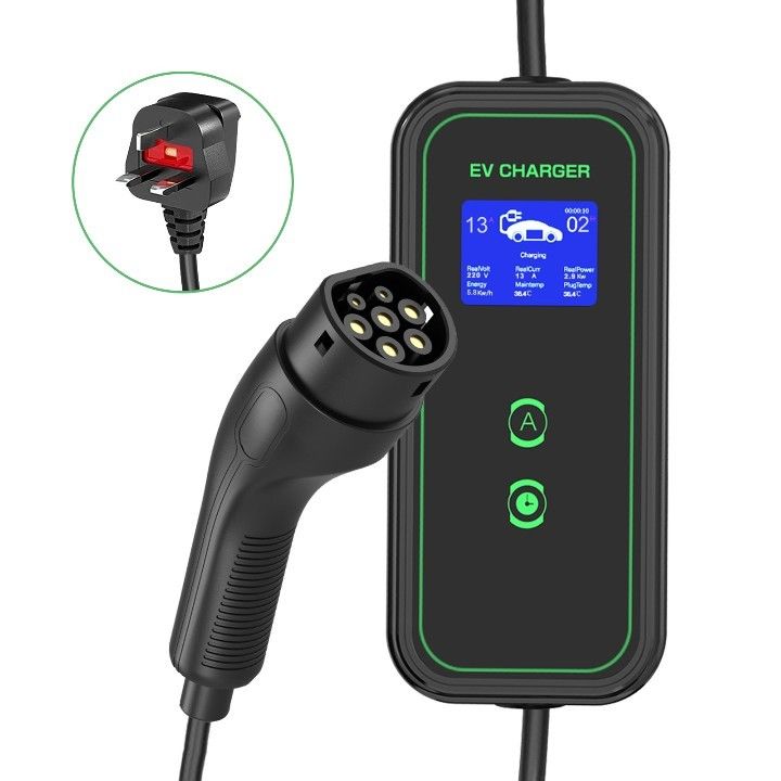 3.5KW 7KW 11KW 유럽 표준 플러그 타입2 휴대용 AC 충전 케이블 가정용 휴대용 EV 충전기 7KW Tpe 재킷