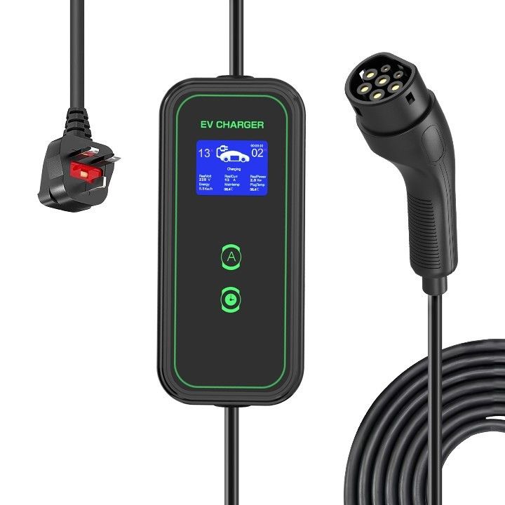 3.5KW 7KW 11KW 유럽 표준 플러그 타입2 휴대용 AC 충전 케이블 가정용 휴대용 EV 충전기 7KW Tpe 재킷