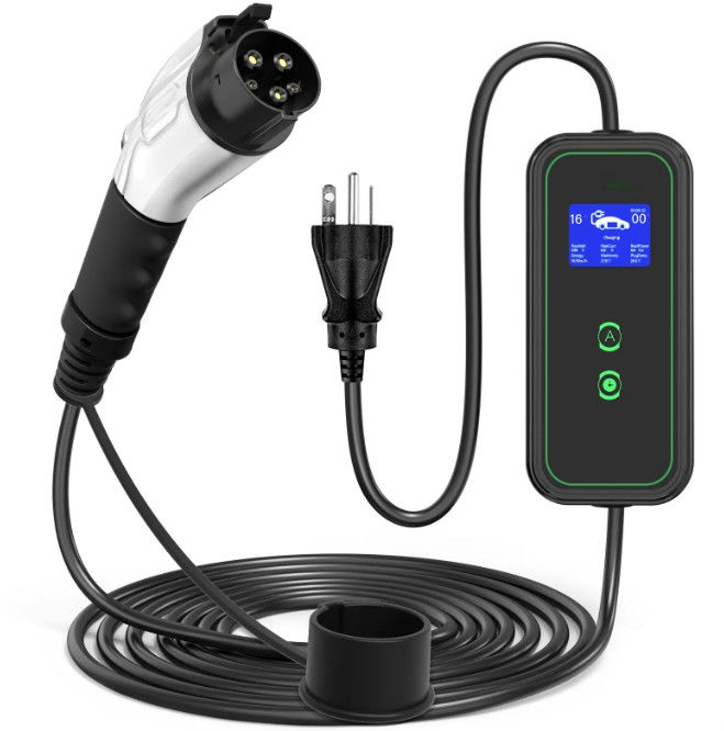 타입1 SAE J1772 16A 32A 40A 휴대용 EV 충전기 UL&CE&FCC&ROHS 인증