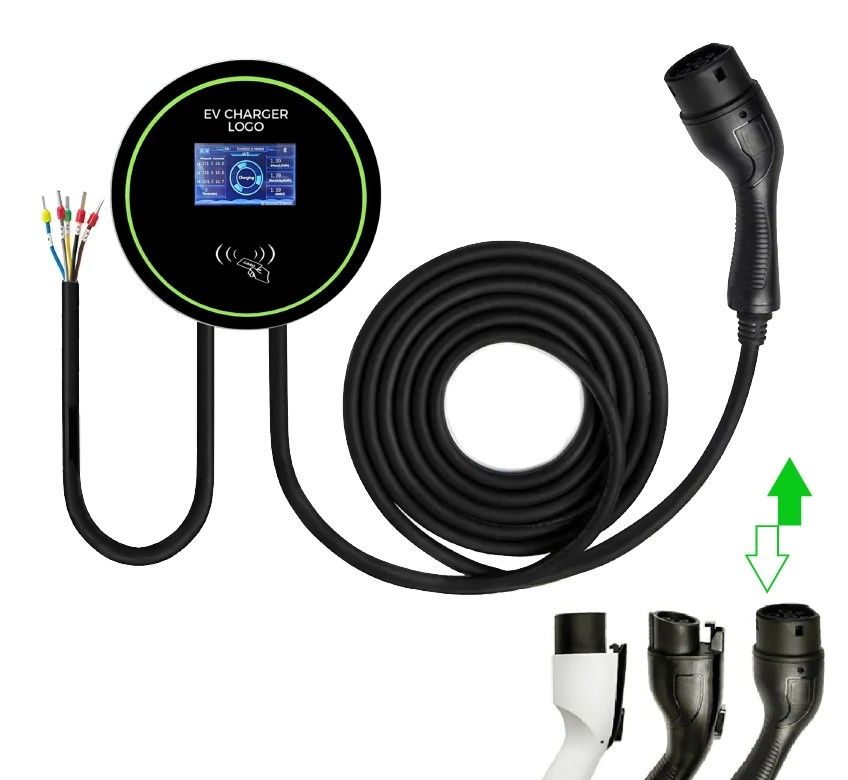 7kw 11kw 22kw AC EV 충전기 2형 월박스 빠른 전기 차량 자동차 충전소