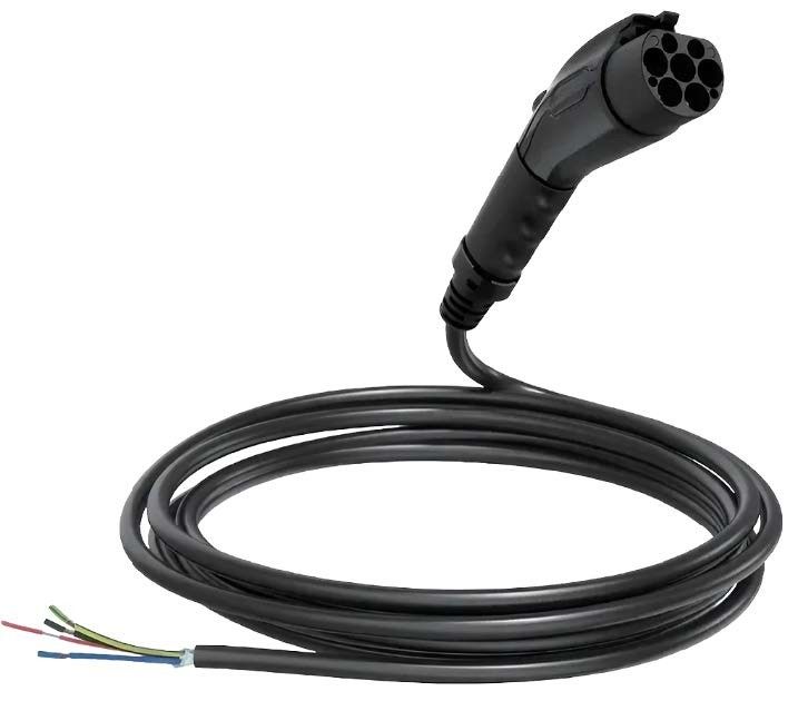 휴대용 AC EV 충전 케이블 총 플러그 GBT 자동차 EV 충전 케이블 7 KW 32A