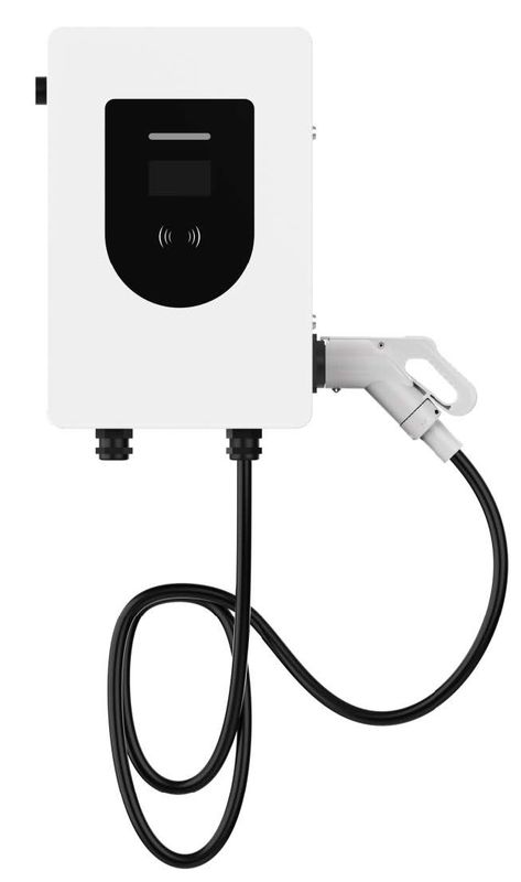 빠른 4.3 인치 LCD 모바일 DC EV 충전소40KW 벽에 장착 된 DC 충전기