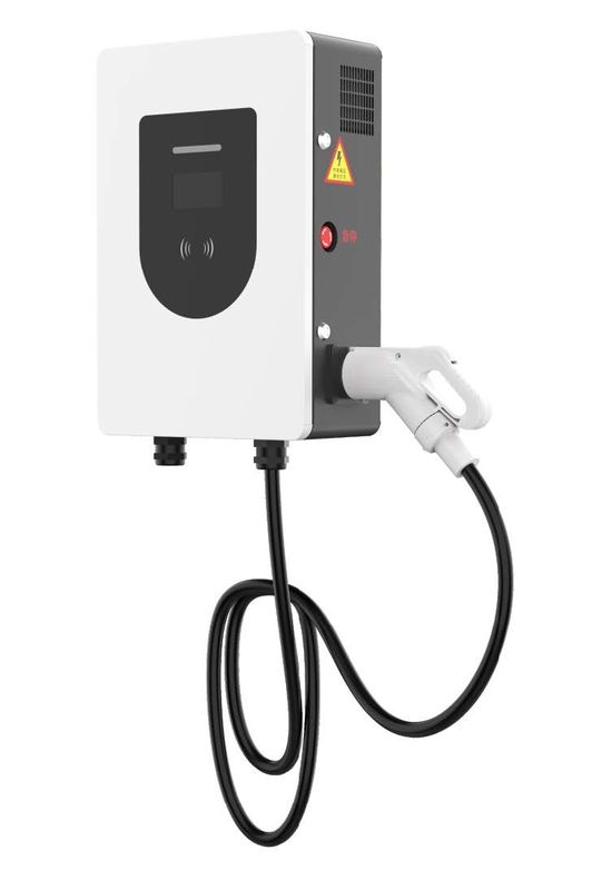 빠른 4.3 인치 LCD 모바일 DC EV 충전소40KW 벽에 장착 된 DC 충전기