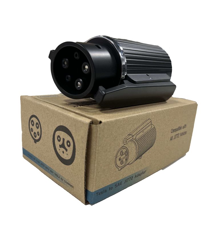240v 타입 1 테슬라 어댑터 60a J1772 테슬라 자동차용 휴대용 AC EV 충전자 어댑터
