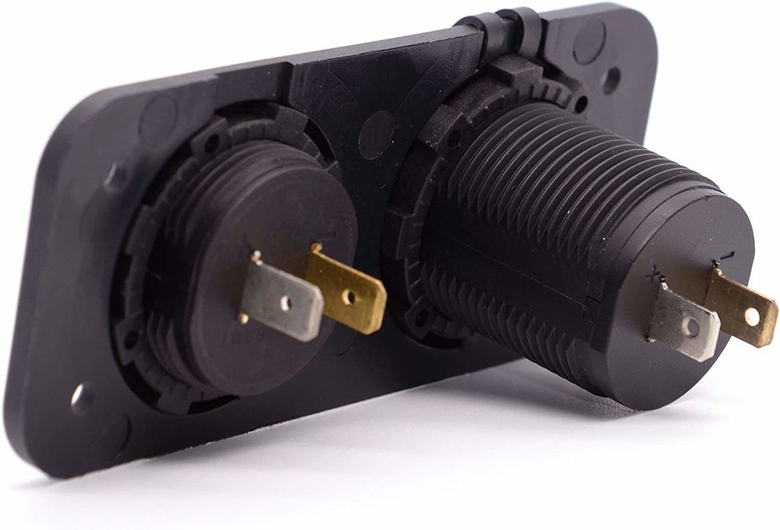 DC 12V 24V LED 디지털 볼트 미터 듀얼 USB 소켓 전원 소켓 패널 3.1A 충전기