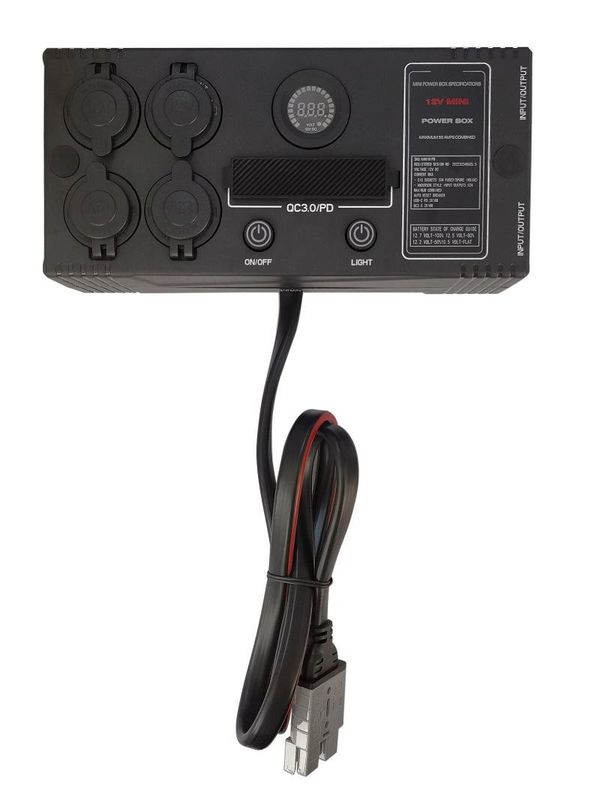 휴대용 USB QC3.0 PD 스위치 제어 DC DC 충전기 제어 상자와 미니 전원 상자