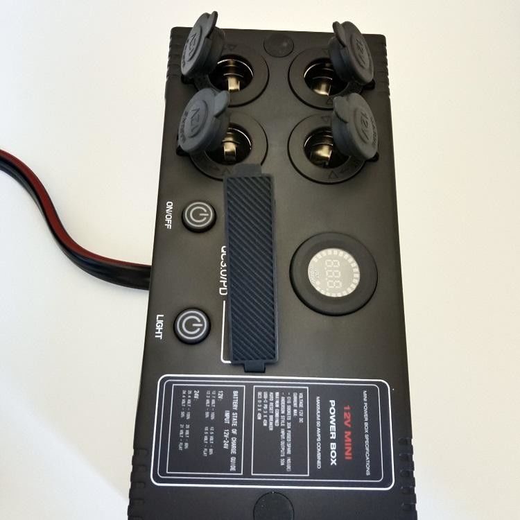 휴대용 USB QC3.0 PD 스위치 제어 DC DC 충전기 제어 상자와 미니 전원 상자