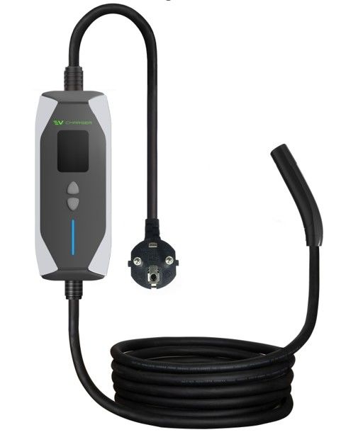 휴대용 테슬라 NACS LCD 디스플레이 16A 32A 전기 자동차 빠른 충전 스테이션 휴대용 EV 충전기