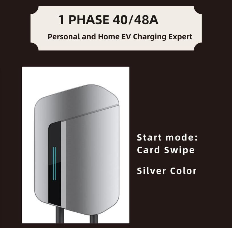 OEM ODM 9KW 11KW 타입 1 테슬라 NACS EV 스마트 APP EV 자동차 EV 가정 충전소 EV 충전기