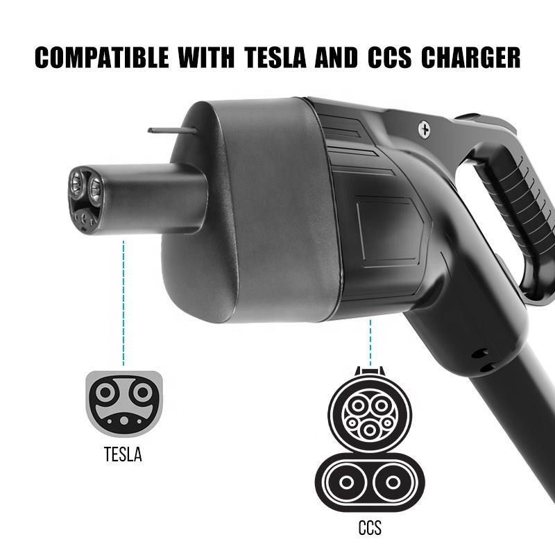 DC 커넥터 CCS1에서 테슬라 EV 충전 빠른 250KW