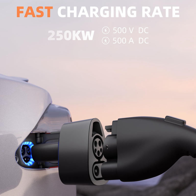 DC 빠른 충전 J1772 CCS1 테슬라 EV 충전 어댑터