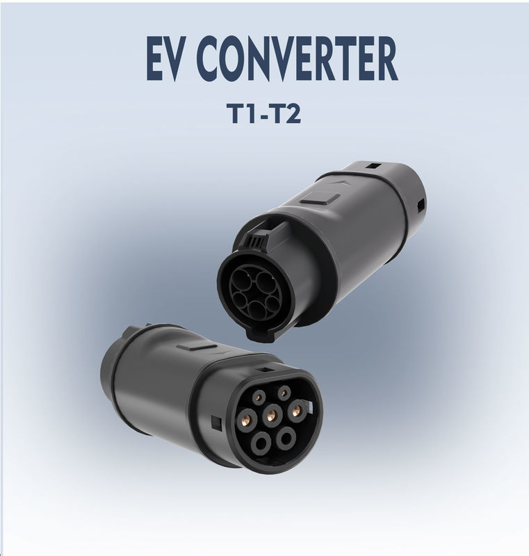 EV 어댑터 EV 충전기 SAE J1772 타입 1 ~ IEC 62196 타입 2 TYPE 1 충전 연결기와 호환