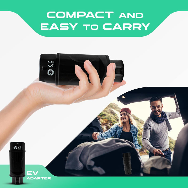 EV 어댑터 EV 충전기 SAE J1772 타입 1 ~ IEC 62196 타입 2 TYPE 1 충전 연결기와 호환