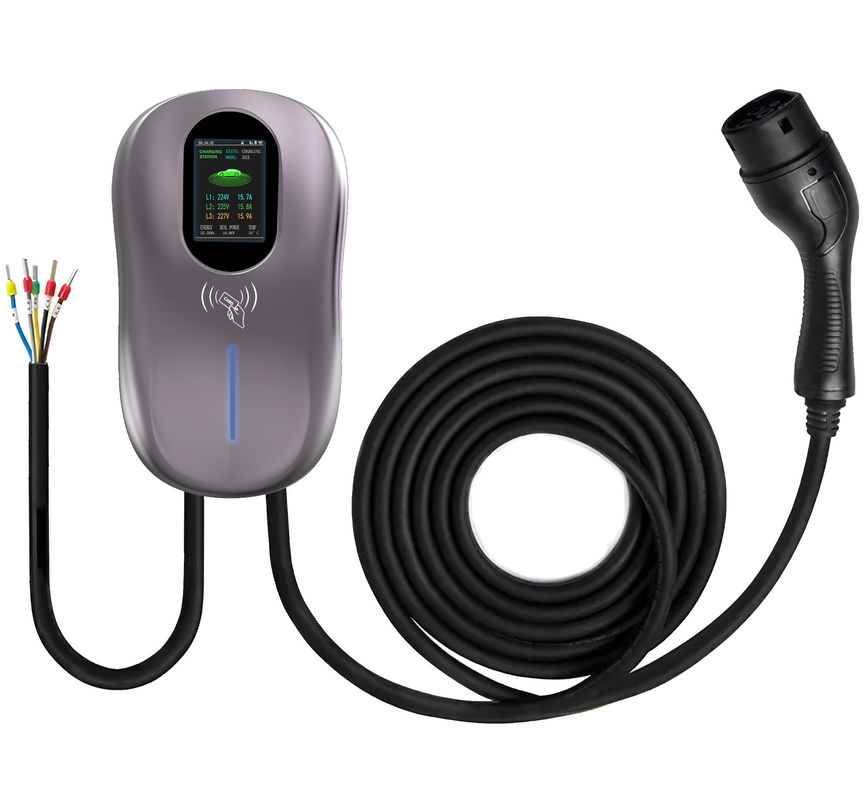 주거용 EV 충전소 자동차 충전기 11kw OEM Ev 야외 IEC 62196 TYPE2 야외 벽화 상자